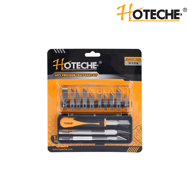 KIT DE COUTEAUX D'ARTISANAT DE 16 PCS DE PRÉCISION